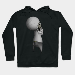 gun man Hoodie